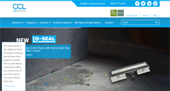 Desktop Screenshot of ccl-wetrooms.co.uk